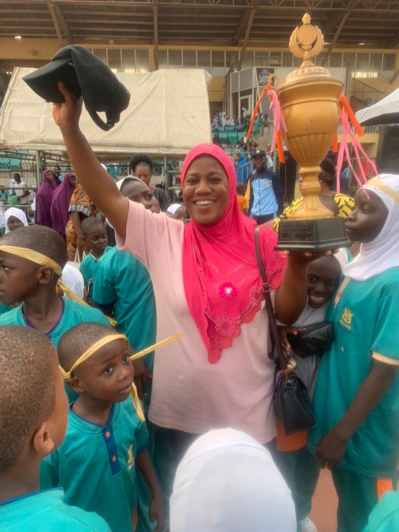 Evergreen Scholars sports championship trophy winner